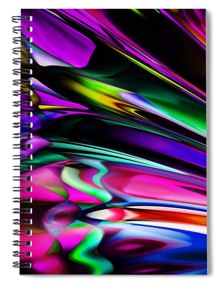 Colour Spiral Notebook featuring the photograph Fun With Colour by Elaine Hunter