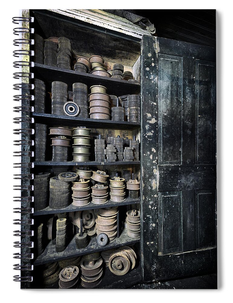 Maryland Spiral Notebook featuring the photograph Gearbox by Robert Fawcett