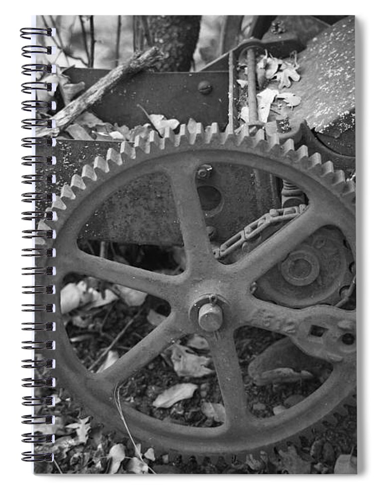 Geared Up Spiral Notebook featuring the photograph Geared Up by Frank Wilson