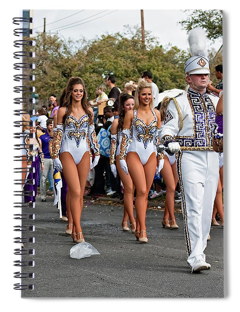 New Orleans Spiral Notebook featuring the photograph Geaux Tigers by Steve Harrington