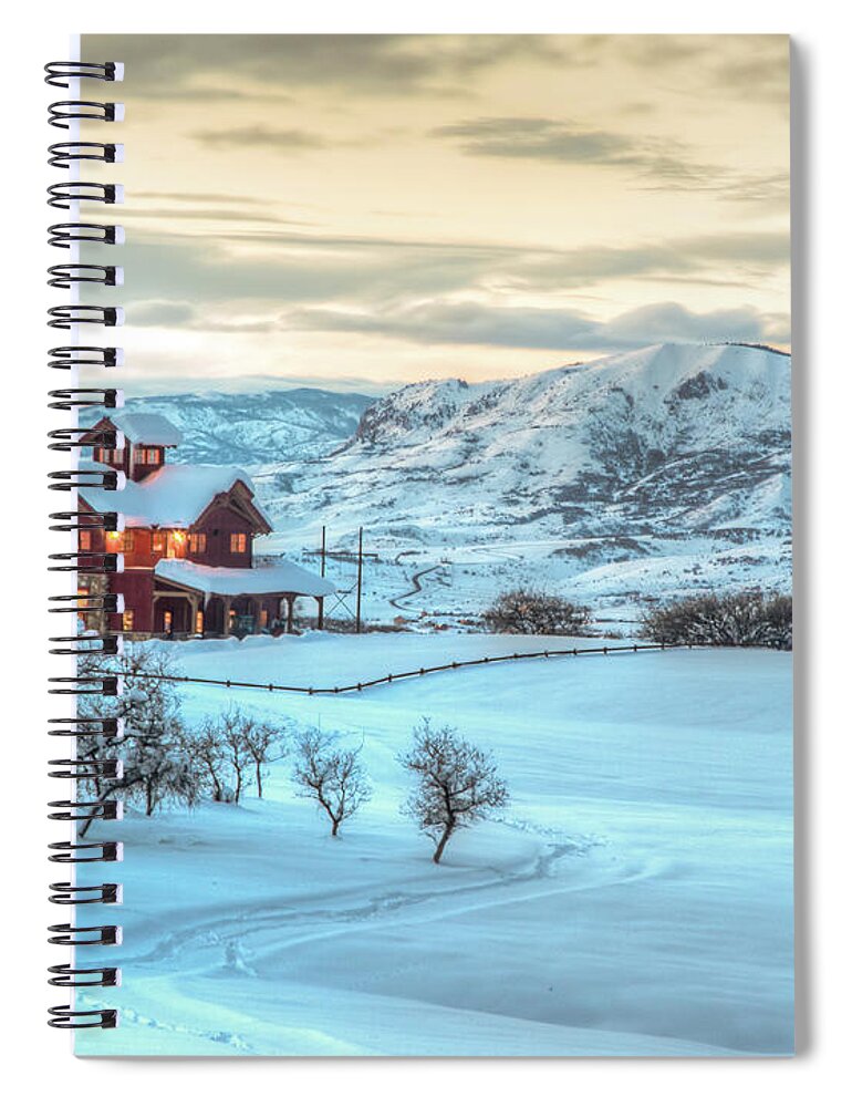Casey Spiral Notebook featuring the photograph Giant's View by Kevin Dietrich