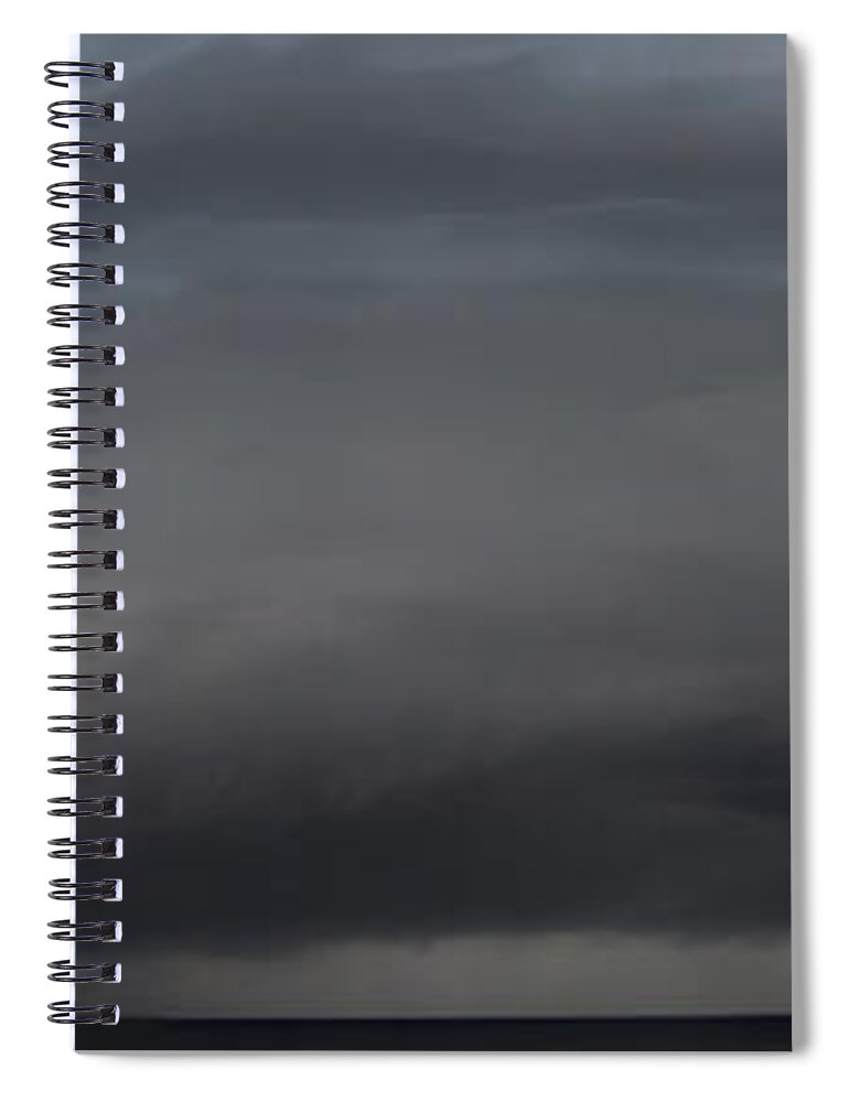 Panoramic Spiral Notebook featuring the photograph Gimme Shelter by Doug Gibbons
