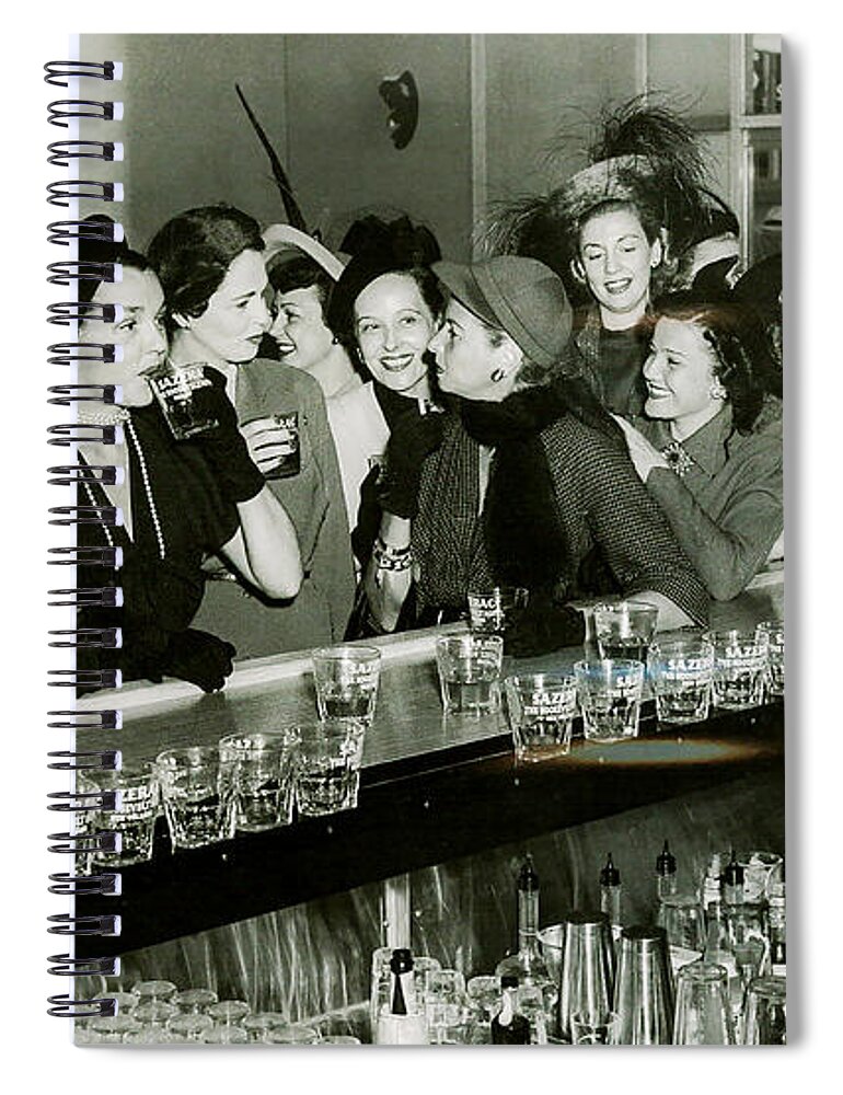 1903 Spiral Notebook featuring the photograph Girls Night Out by Jon Neidert