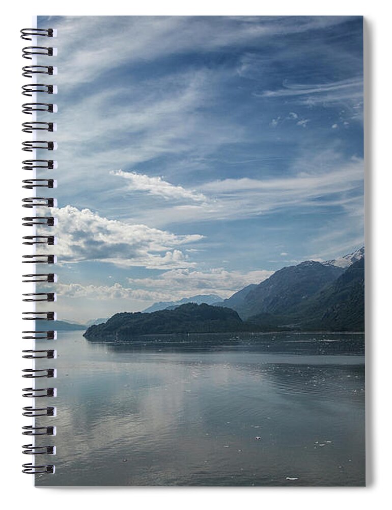 Glacier Spiral Notebook featuring the photograph Glacier Bay Scenic by Timothy Johnson