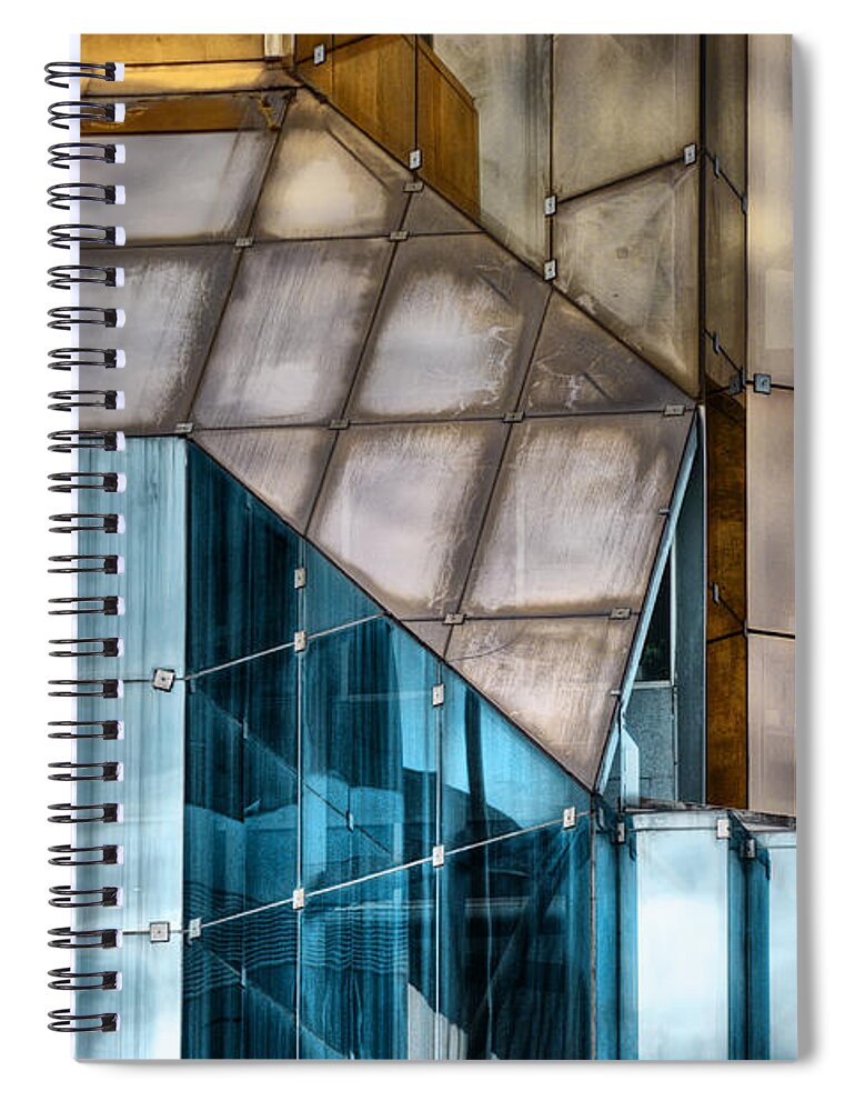 Glass Spiral Notebook featuring the photograph Glassed by Wayne Sherriff
