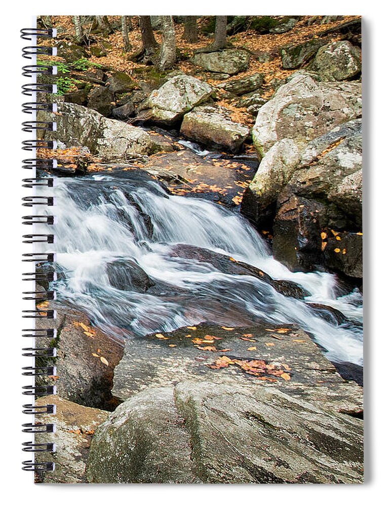 Waterfall Spiral Notebook featuring the photograph Glendale Falls by Lorraine Cosgrove