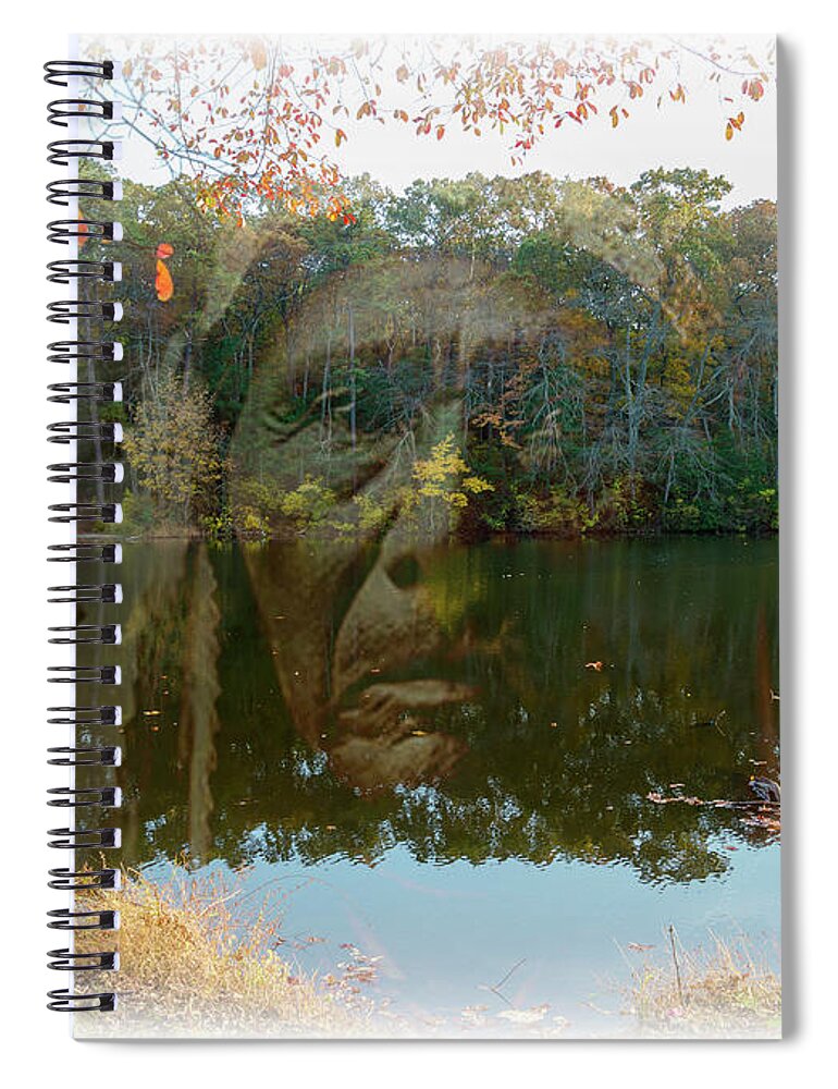 2d Spiral Notebook featuring the photograph Global Warming - Global Warning by Brian Wallace