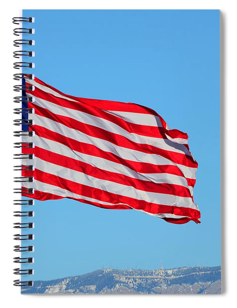 Mountain Spiral Notebook featuring the photograph Glory on the mountain by Robert WK Clark