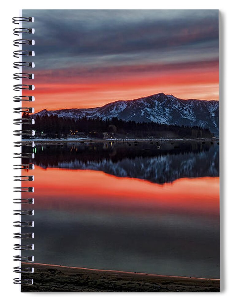 Glow Spiral Notebook featuring the photograph Glow by Mitch Shindelbower