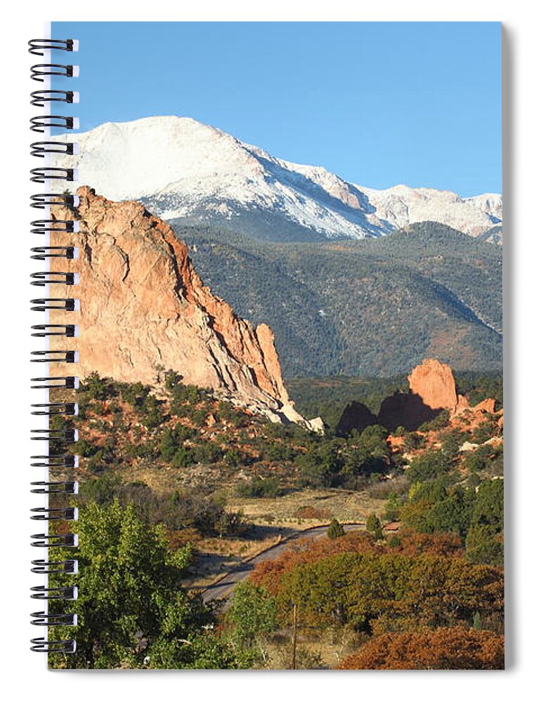 Colorado Spiral Notebook featuring the photograph Go West Young Man by Eric Glaser