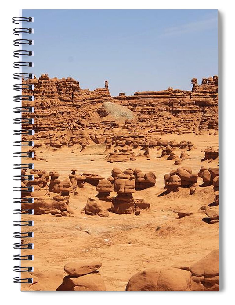 Nature Spiral Notebook featuring the photograph Goblin Valley 3 by Tonya Hance