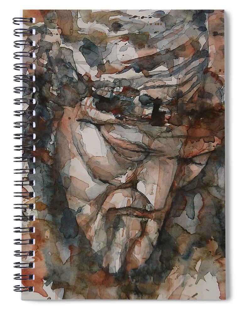 God Spiral Notebook featuring the painting God is Great by Paul Lovering