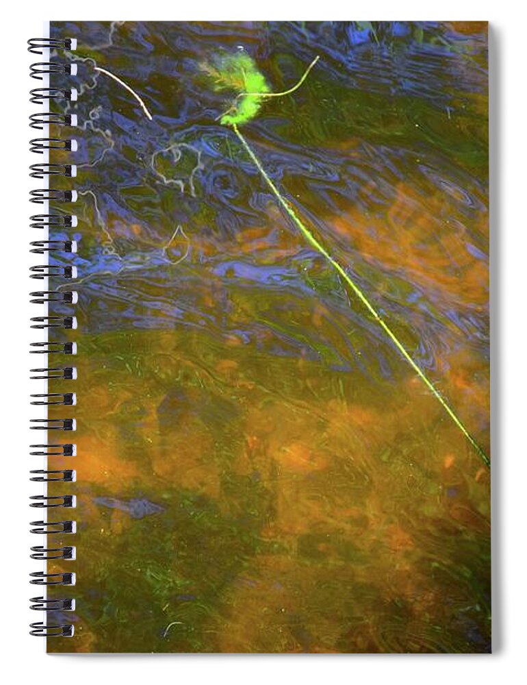 Photo Spiral Notebook featuring the photograph Golden Waters by Florene Welebny