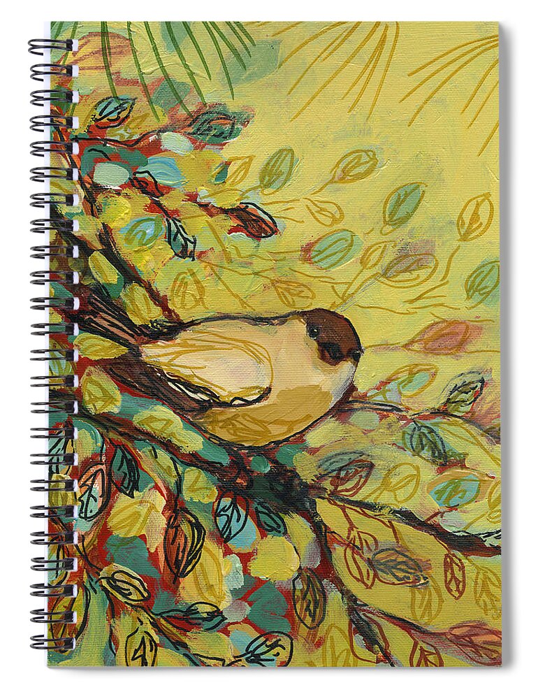 Goldfinch Waiting Spiral Notebook for Sale by Jennifer Lommers