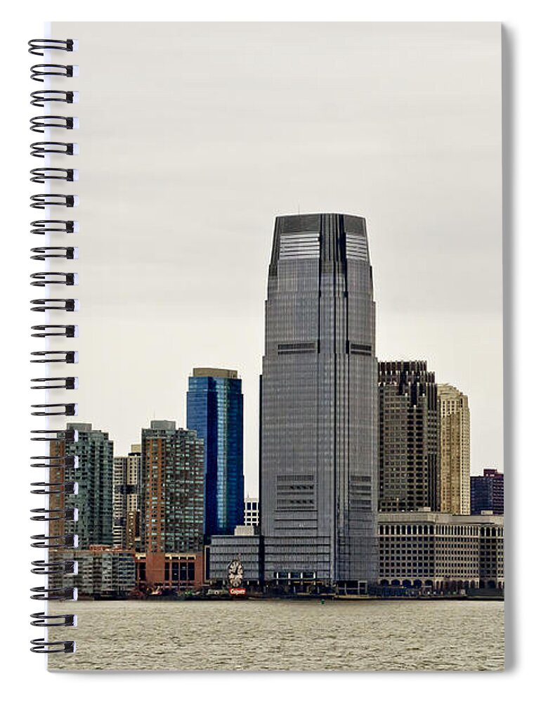 Goldman Sachs Spiral Notebook featuring the photograph Goldman Sachs tower. by Elena Perelman