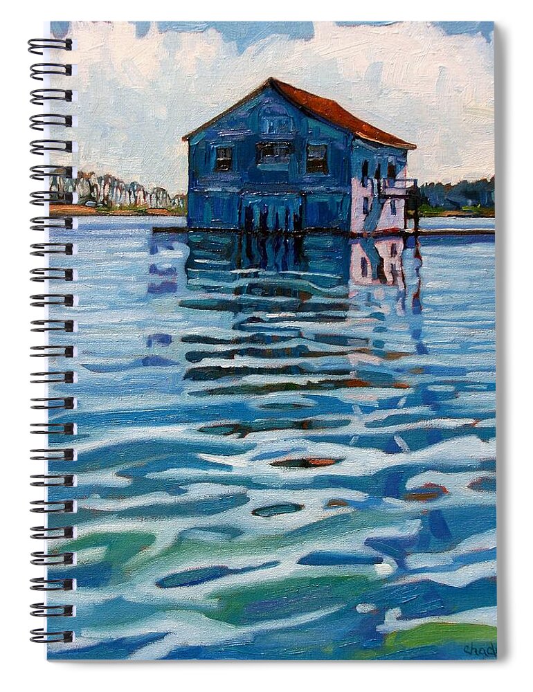 Jones Spiral Notebook featuring the painting Gone But Not Forgotten by Phil Chadwick