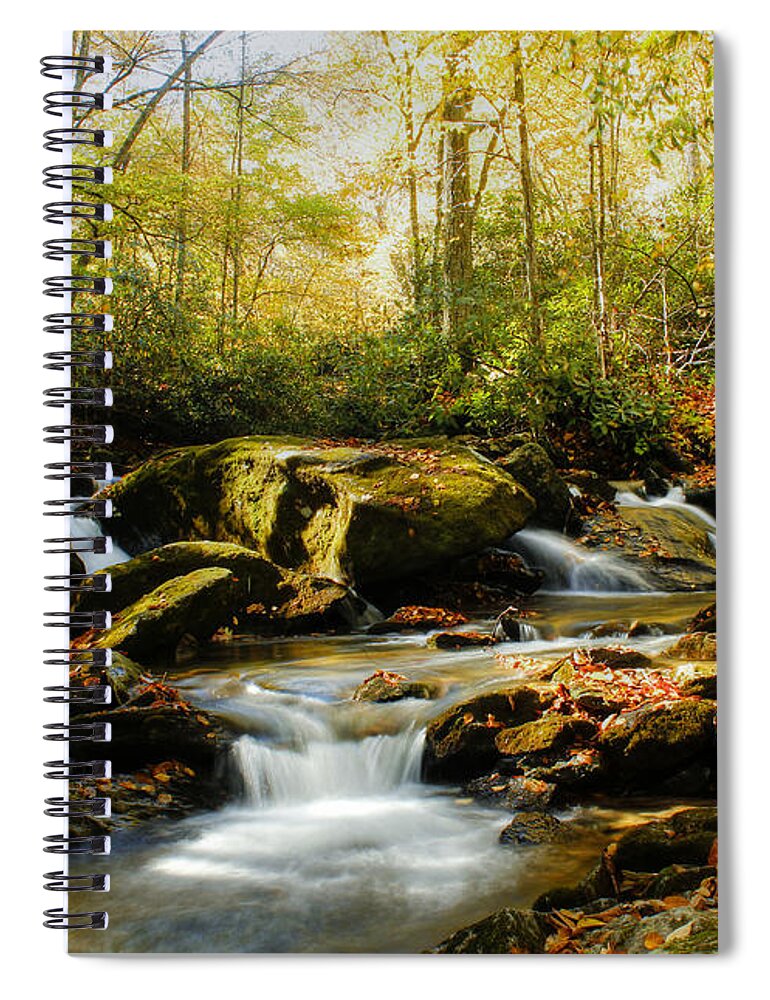 Goshen Creek Spiral Notebook featuring the photograph Goshen Creek by Darren Fisher