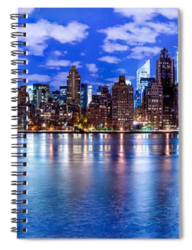New York City Spiral Notebook featuring the photograph Gothem by Az Jackson
