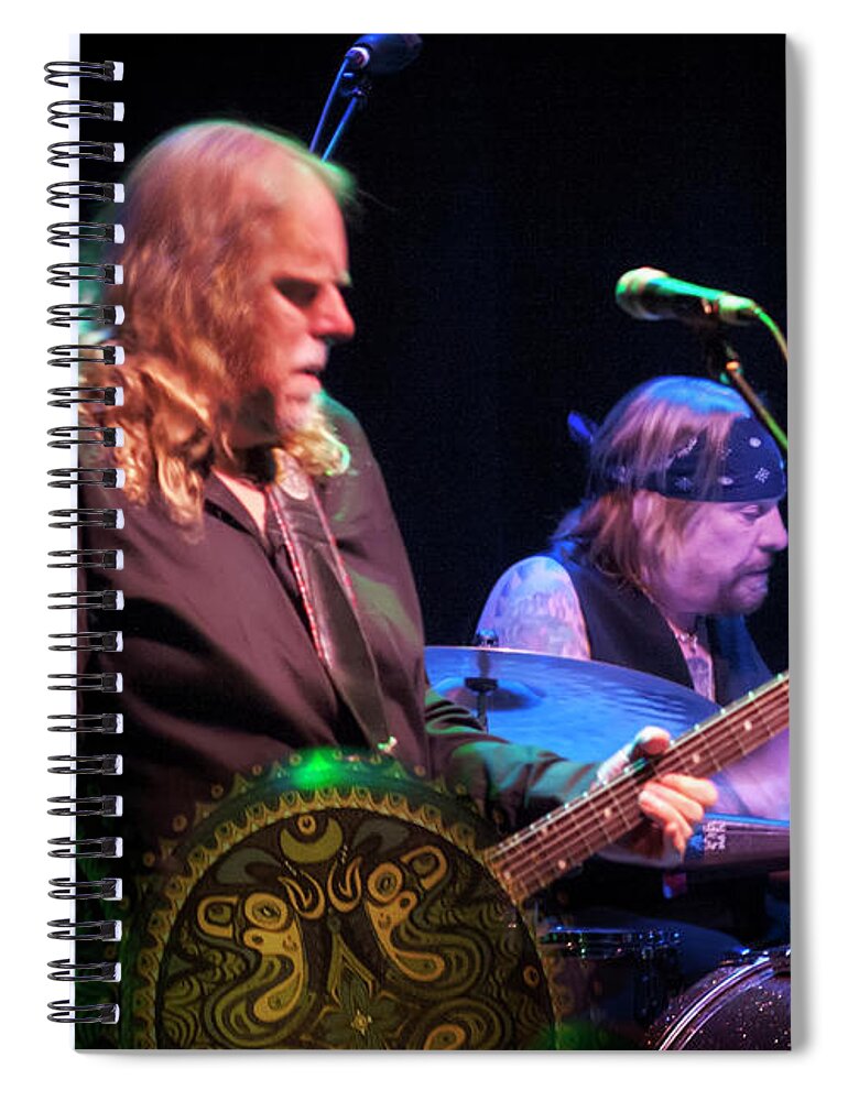 Rock And Roll Spiral Notebook featuring the photograph Gov't Mule - Haynes and Abts by Micah Offman