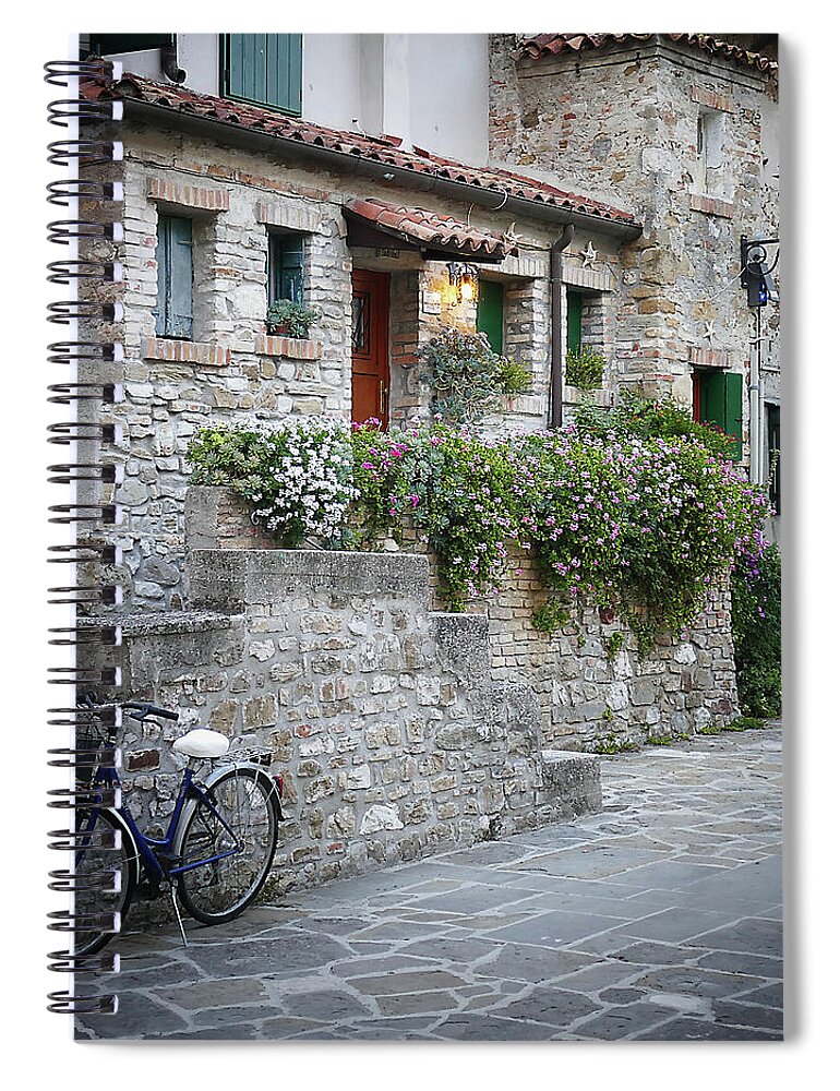 Grado Spiral Notebook featuring the photograph Grado Antica by Evelyn Tambour