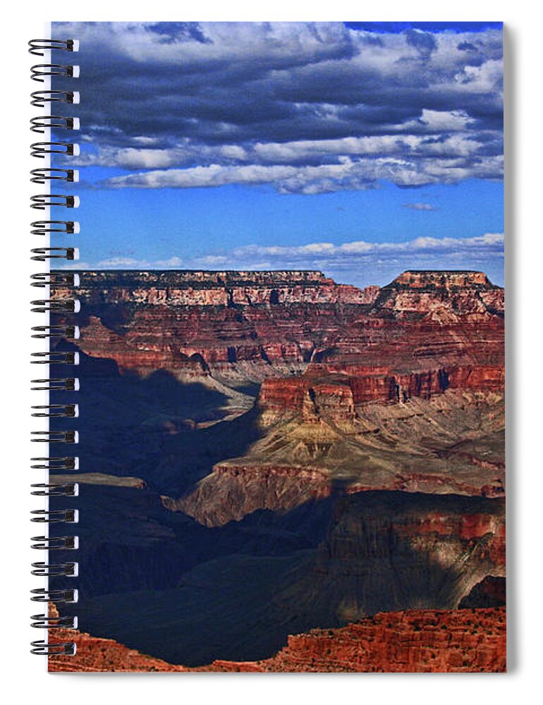 Mather Point Spiral Notebook featuring the photograph Grand Canyon  # 47 - Mather Point Overlook by Allen Beatty