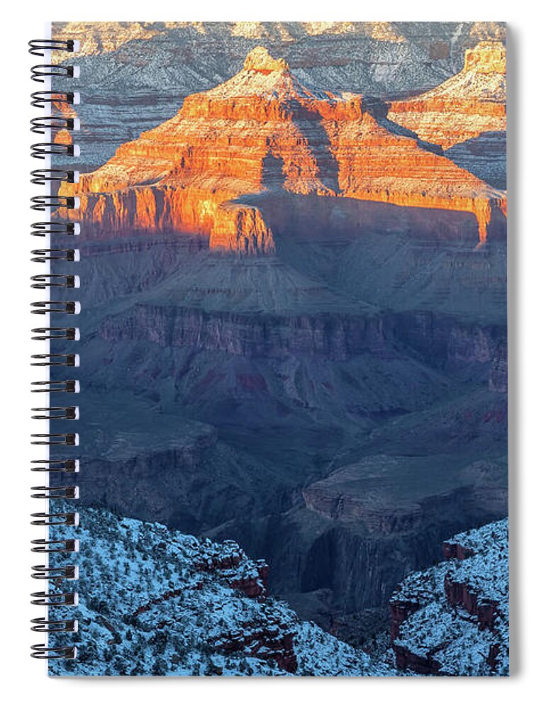 Landscape Spiral Notebook featuring the photograph Grand Canyon Landmark by Jonathan Nguyen