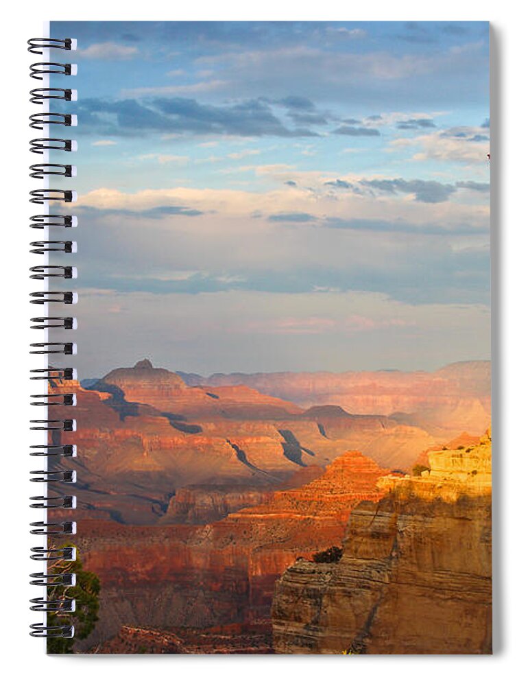 America Spiral Notebook featuring the photograph Grand Canyon Splendor by Heidi Smith