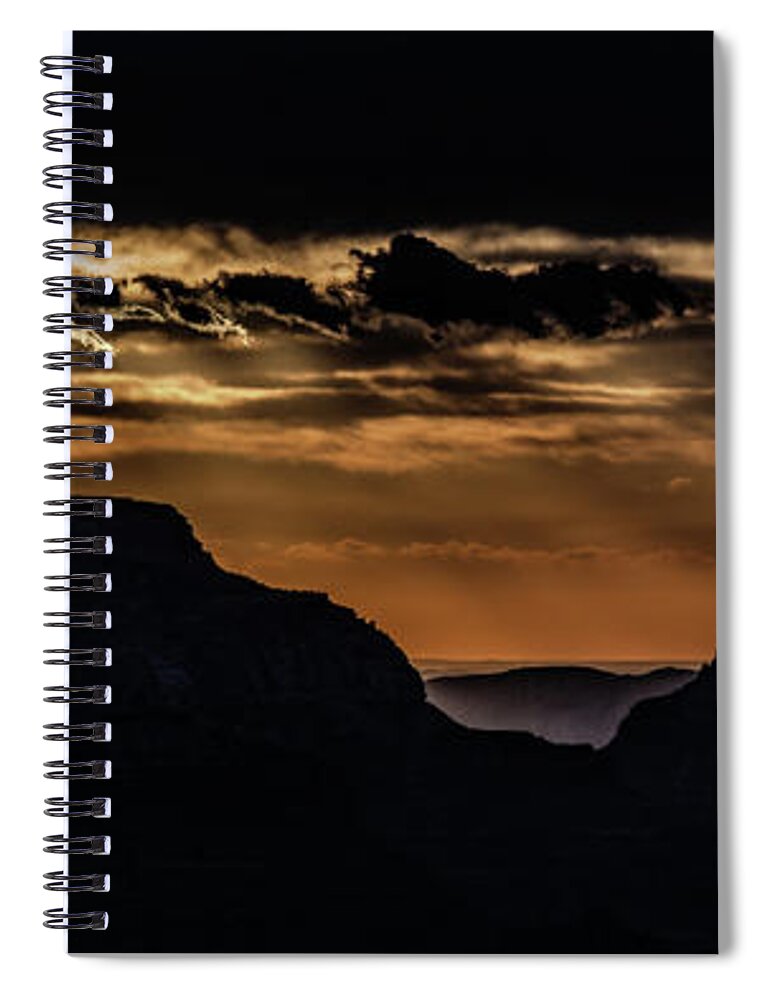 Grand Canyon 2016 Spiral Notebook featuring the photograph Grand Canyon Sunset by Phil Abrams