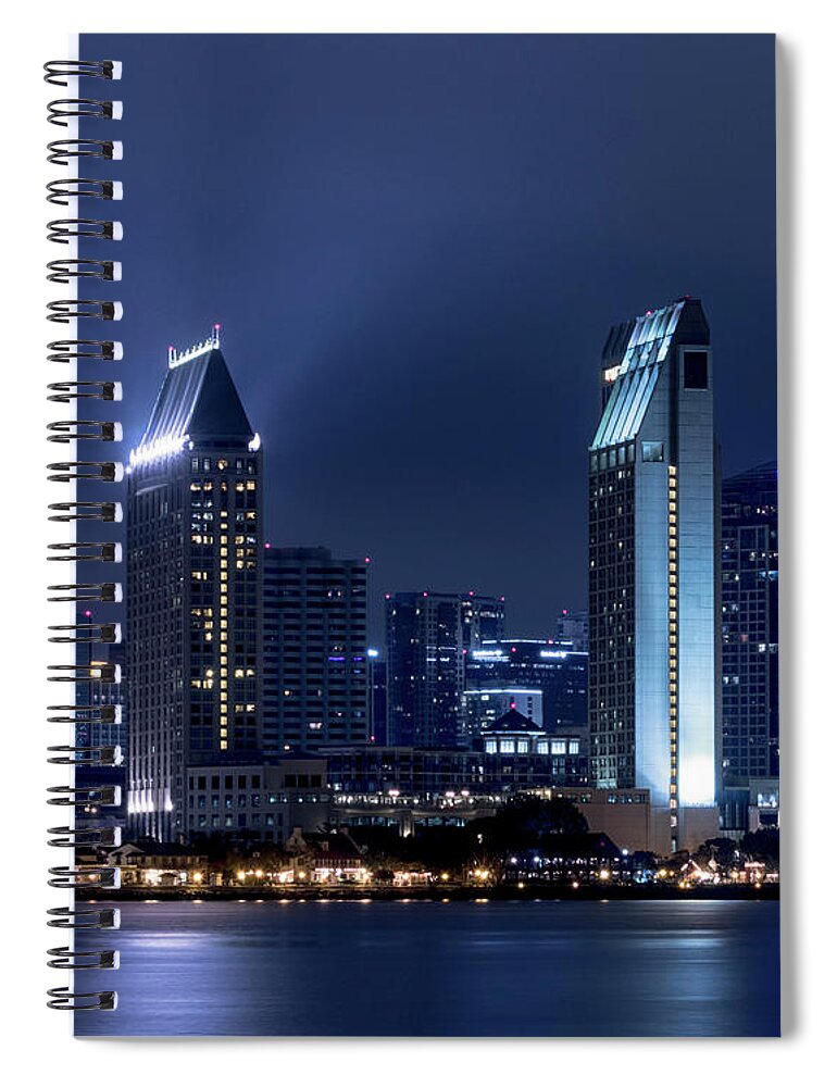 San Diego Spiral Notebook featuring the photograph Grand Hyatt by American Landscapes