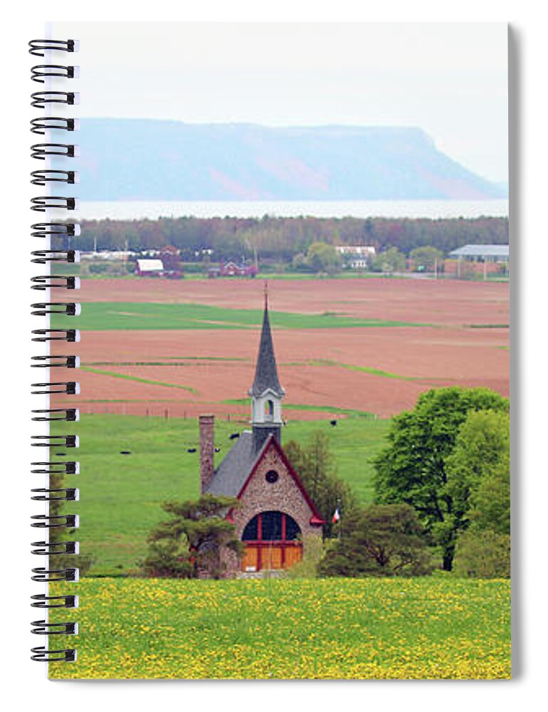 Grand Pre Spiral Notebook featuring the photograph Grand Pre Nova Scotia 6279 by Jack Schultz