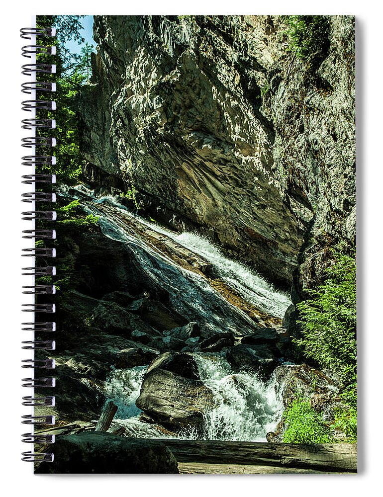 Granite Falls Spiral Notebook featuring the photograph Granite Falls Of Ancient Cedars by Troy Stapek
