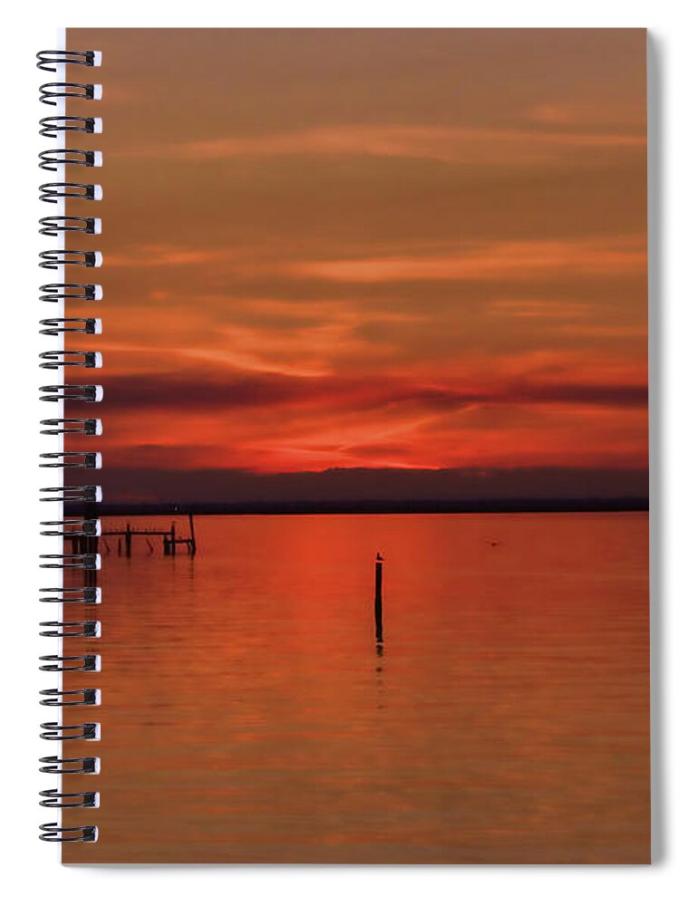 Sky Spiral Notebook featuring the photograph Grateful Sky by Roberta Byram
