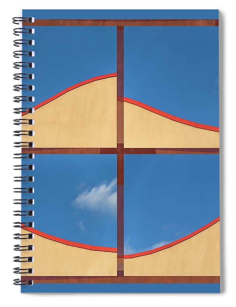 Great Curves Spiral Notebook featuring the photograph Great Curves - by Julie Weber