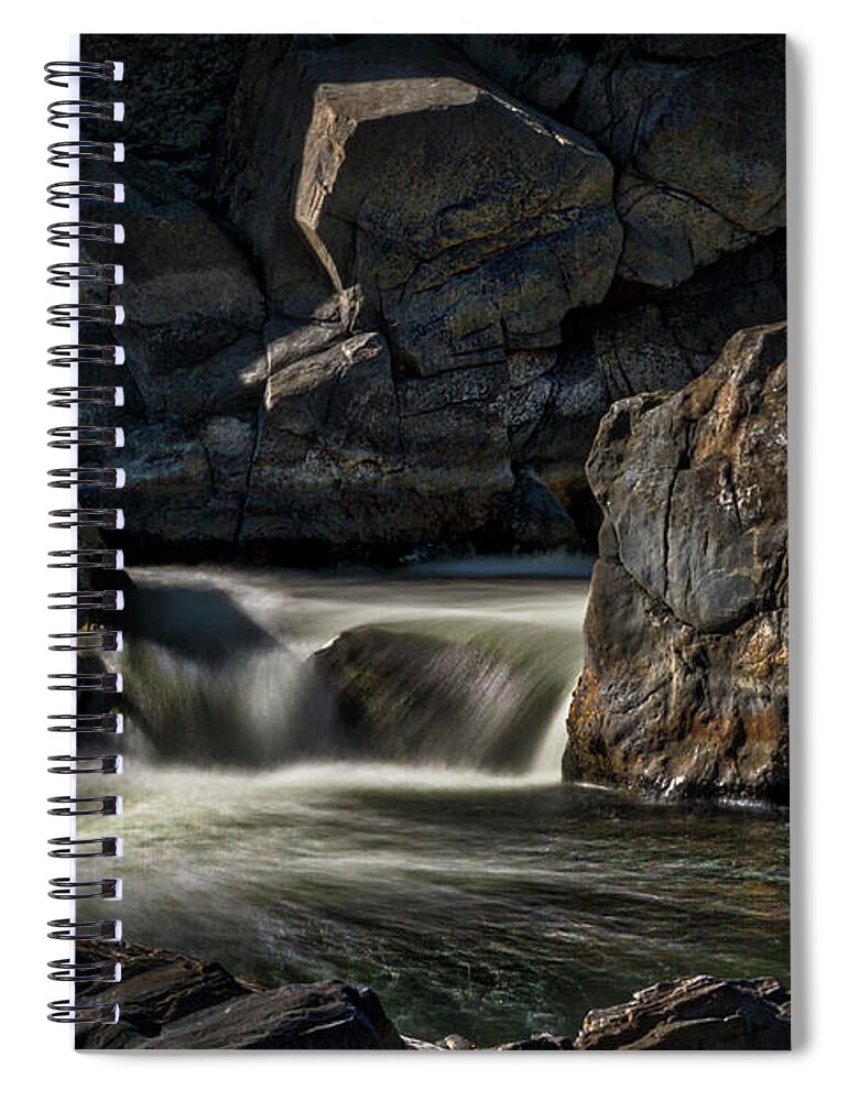 Great Falls Spiral Notebook featuring the photograph Great Falls Overlook by Stuart Litoff