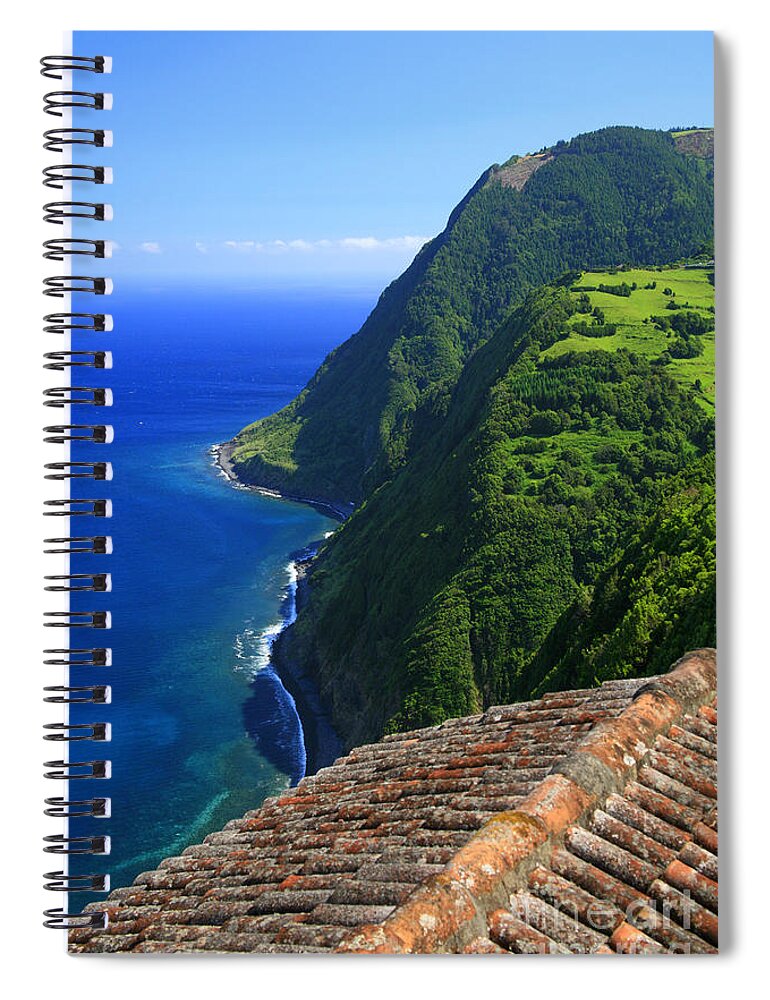 Nordeste Spiral Notebook featuring the photograph Green island by Gaspar Avila