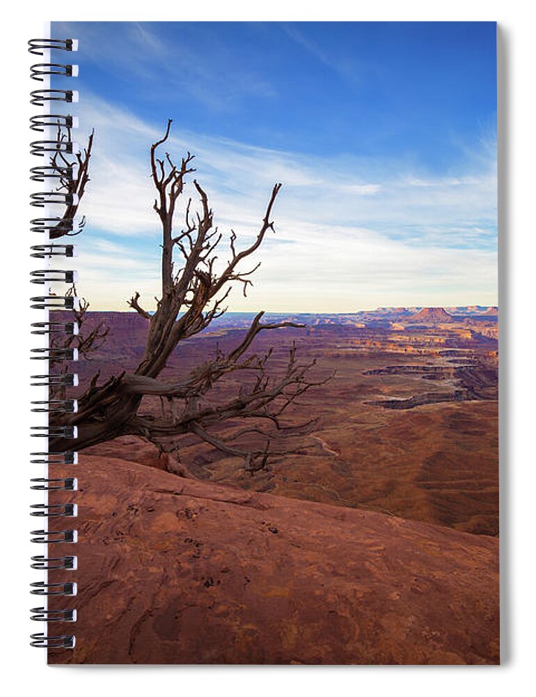 Green River Overlook Spiral Notebook featuring the photograph Green River Overlook by Edgars Erglis