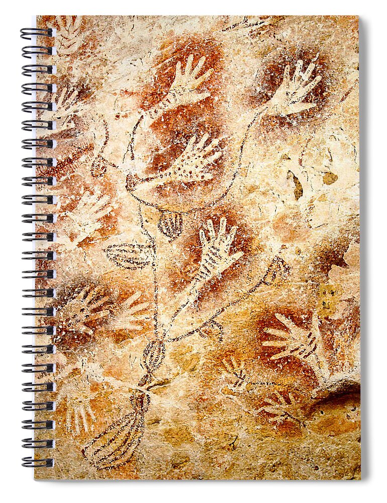 Gua Tewet Spiral Notebook featuring the digital art Gua Tewet - Tree of Life by Weston Westmoreland