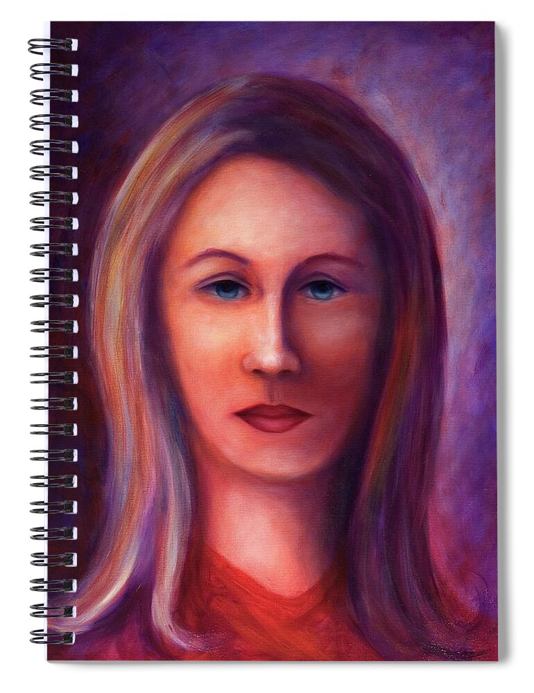 Woman Spiral Notebook featuring the painting Guide by Shannon Grissom
