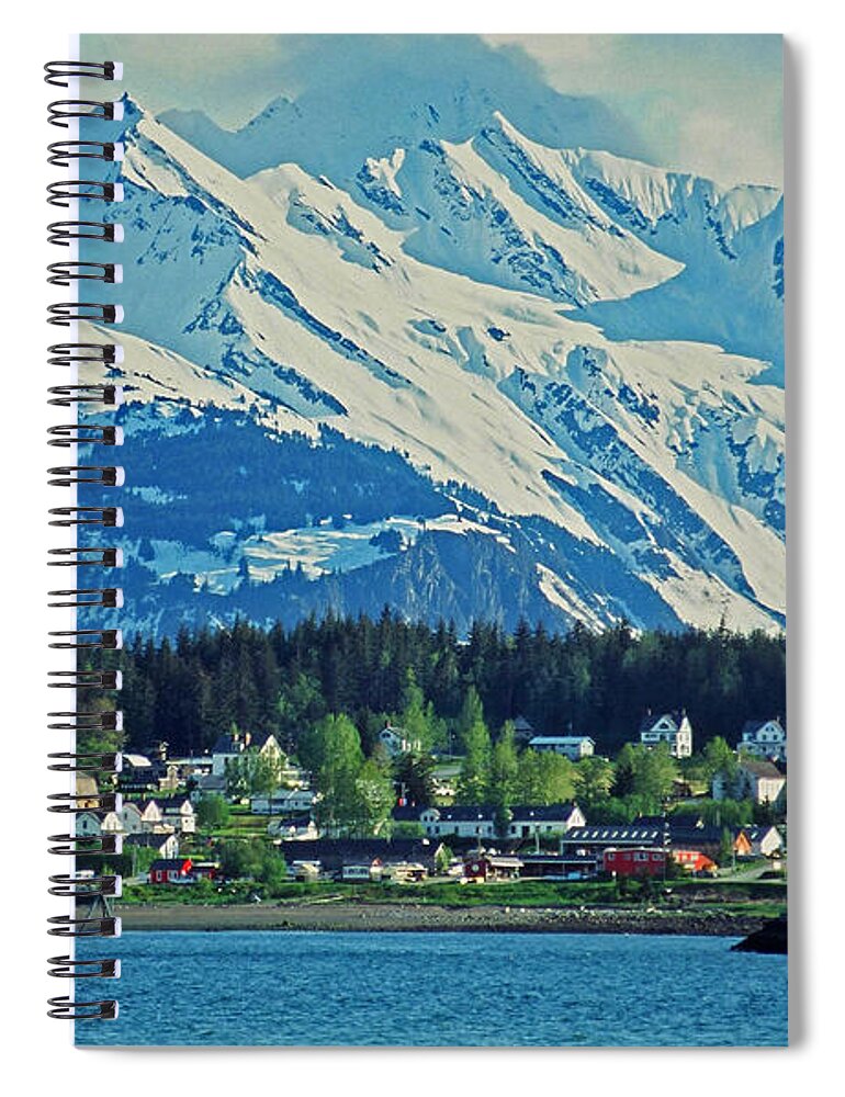 North Spiral Notebook featuring the photograph Haines - Alaska by Juergen Weiss