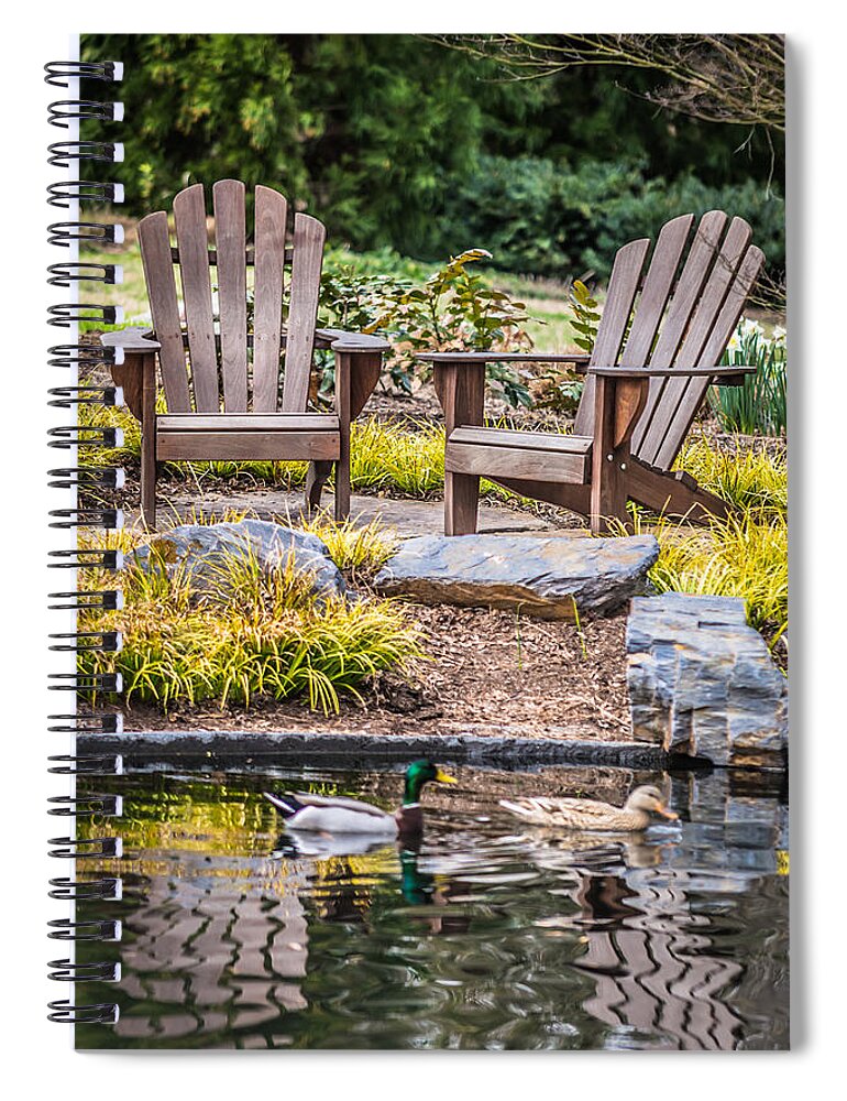 2016 Spiral Notebook featuring the photograph Happiness goes on by Wade Brooks