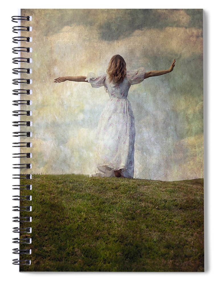 Female Spiral Notebook featuring the photograph Happiness by Joana Kruse