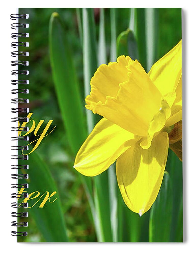 Easter Spiral Notebook featuring the photograph Happy Easter - 8 by Paul MAURICE