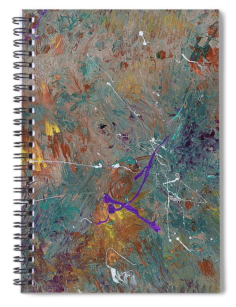 Harvest Spiral Notebook featuring the painting Harvest Brilliance by Joe Loffredo