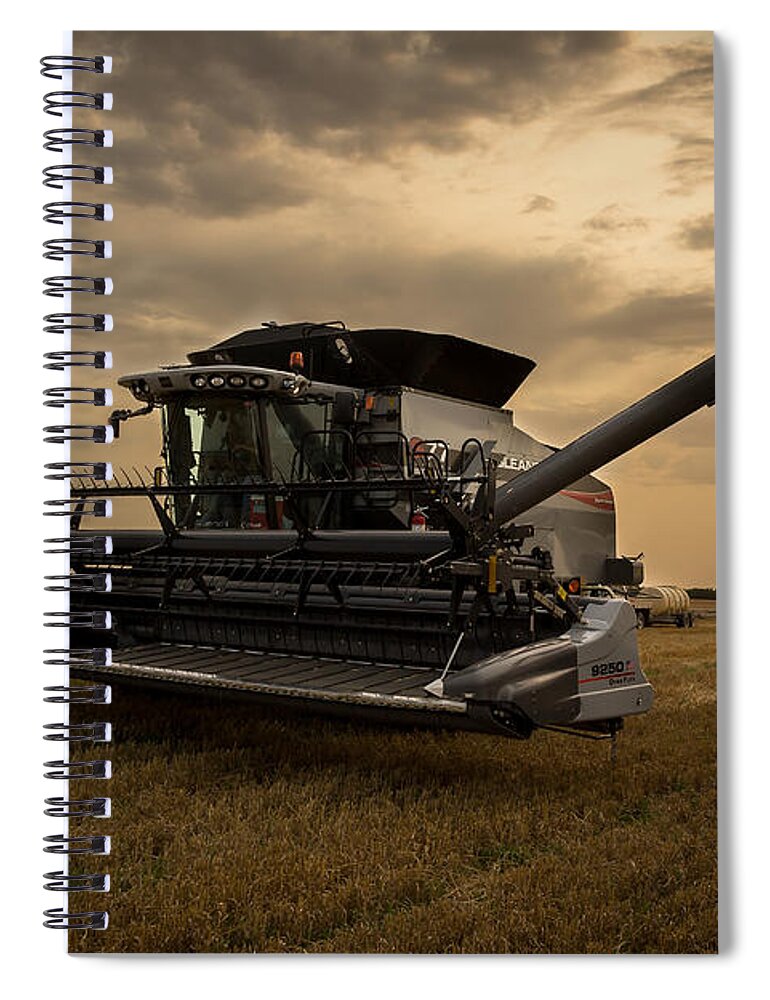 Jay Stockhaus Spiral Notebook featuring the photograph Harvest Time by Jay Stockhaus
