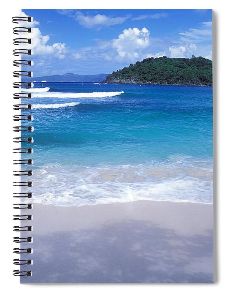Hawksnest Bay Spiral Notebook featuring the photograph Hawksnest Bay 6 by Pauline Walsh Jacobson