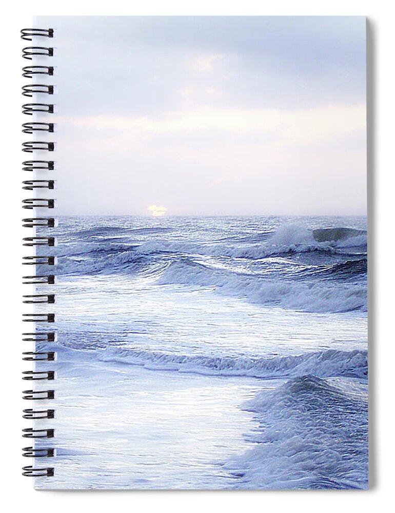 Photography Spiral Notebook featuring the photograph Hazy Morning Sunrise by Phil Perkins