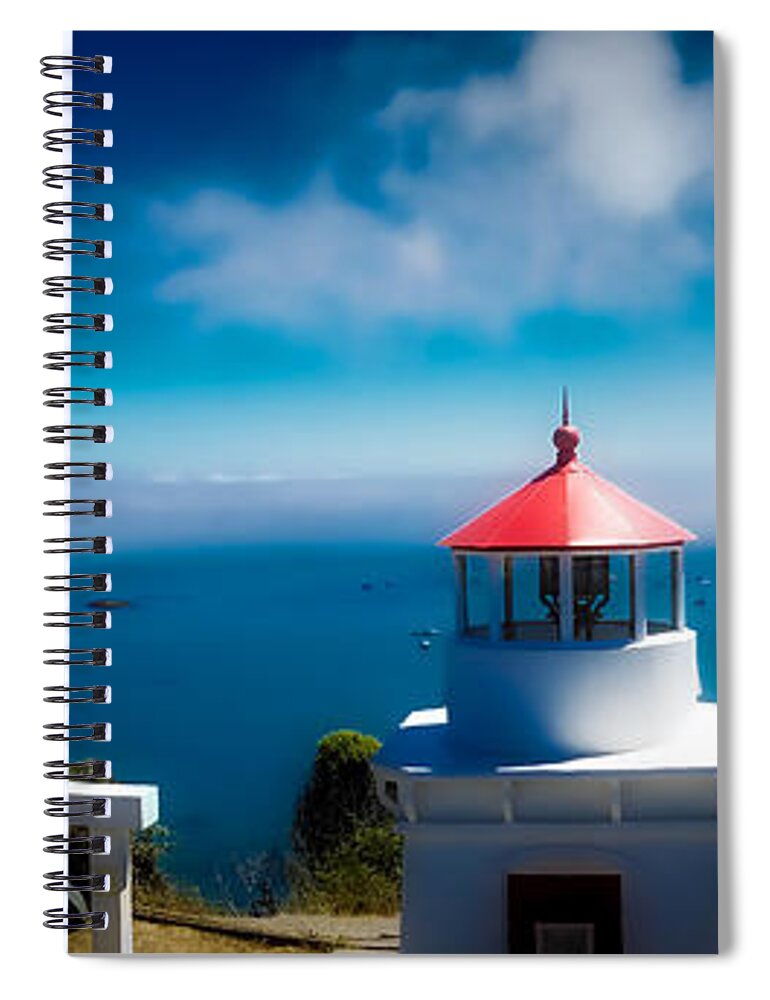 California Spiral Notebook featuring the photograph Hazy Trinidad by Richard Gehlbach