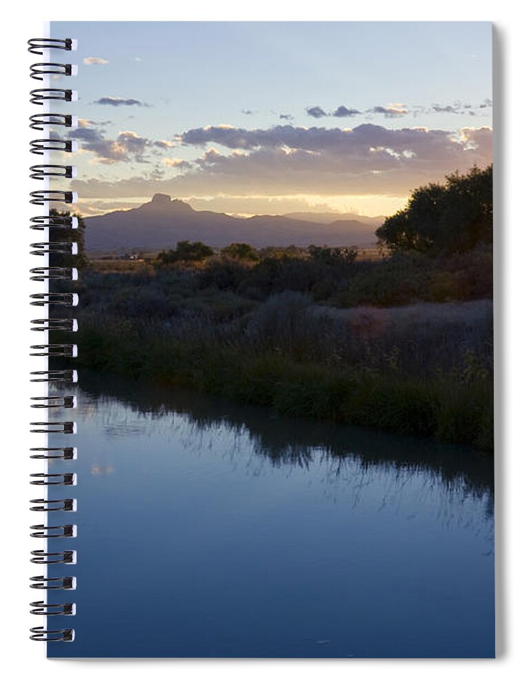 Heart Mountain Spiral Notebook featuring the photograph Heart Mountain by Idaho Scenic Images Linda Lantzy