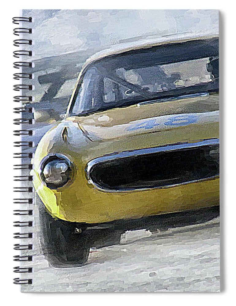 Volvo Spiral Notebook featuring the photograph Heat of Battle by Tom Griffithe