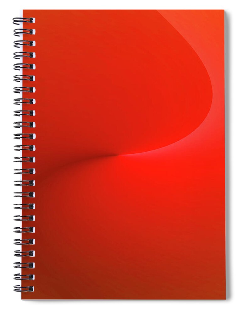 Heat Of Passion Spiral Notebook featuring the digital art Heat of Passion by Mike Breau